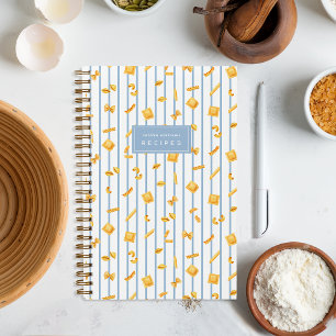 Cuaderno Azul Polvoriento Formas de Pasta Receta Personal