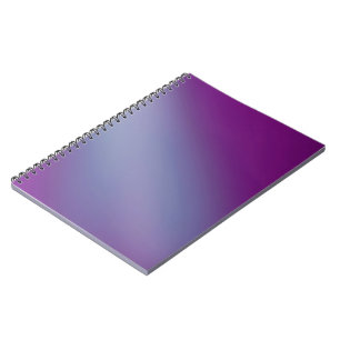 Cuaderno azul púrpura oscuro luz de luna doble banda