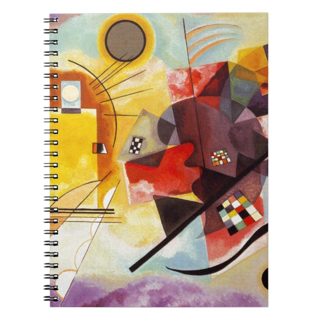 Cuaderno Azul rojo amarillo de Kandinsky (Frente)