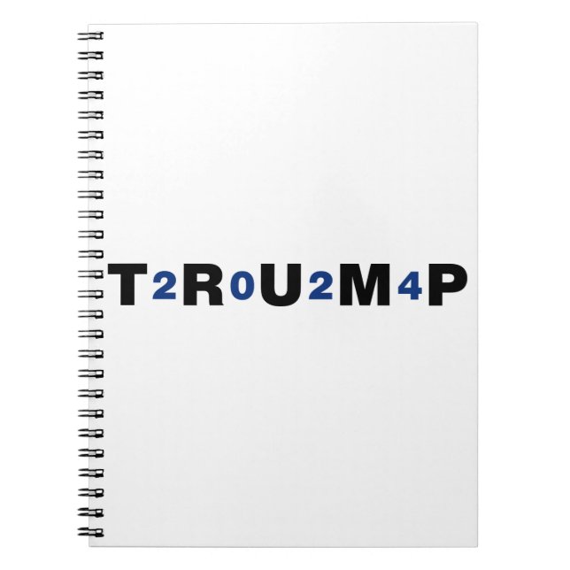 Cuaderno Azul Trump 2024 (Frente)