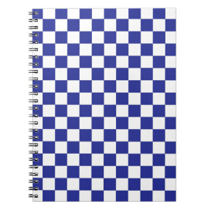 Cuaderno Azul y blanco bajo control