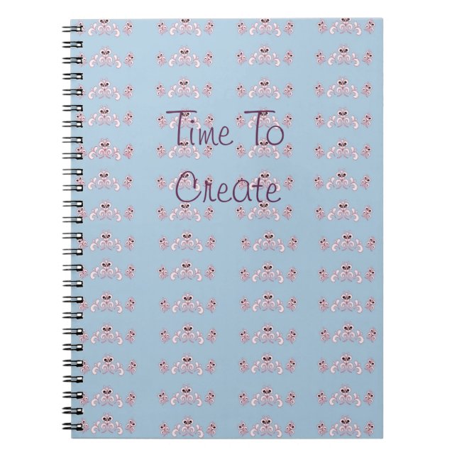 Cuaderno Azul y Cranberry (Frente)