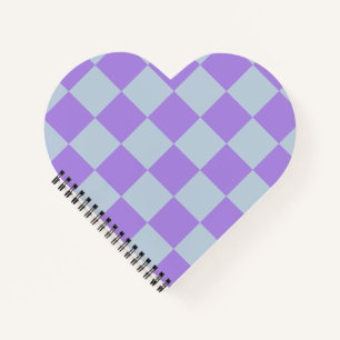 Cuaderno Azul y lavanda suaves y bajo control