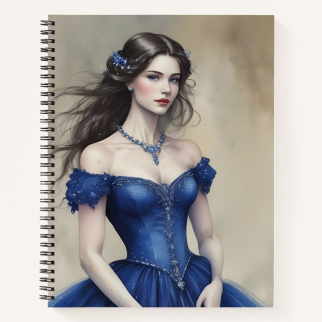 Cuaderno Azul y Plata (Anverso)