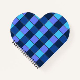 Cuaderno Azulejo de Mosaico Personalizado y Patrón de Cuadr