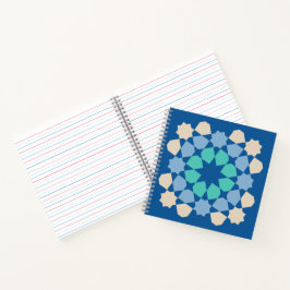 Cuaderno Azulejo de Tranquilidad Turquesa
