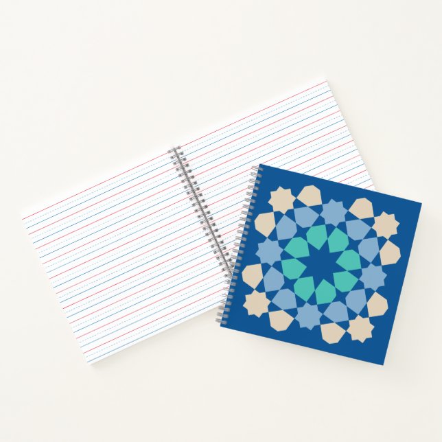 Cuaderno Azulejo de Tranquilidad Turquesa (Interior)