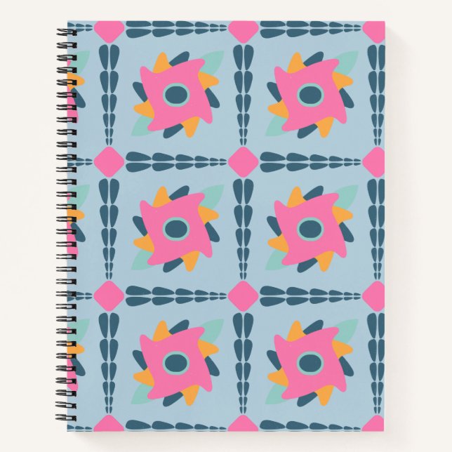 Cuaderno Azulejo decorativo colorido (Anverso)