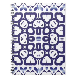 Cuaderno Azulejo tradicional portugués. Mar virgen