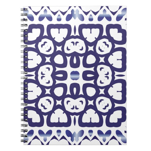 Cuaderno Azulejo tradicional portugués. Mar virgen (Frente)