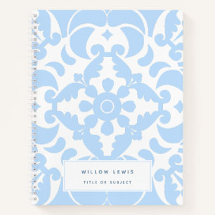 Cuaderno Azulejos azules Mediterráneo portugués