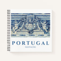 Azulejos azules portugueses con dos ángeles