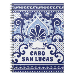 Cuaderno Azulejos mexicanos Talavera de Cabo San Lucas