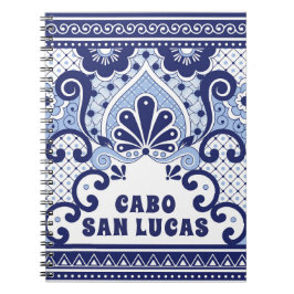 Cuaderno Azulejos mexicanos Talavera de Cabo San Lucas