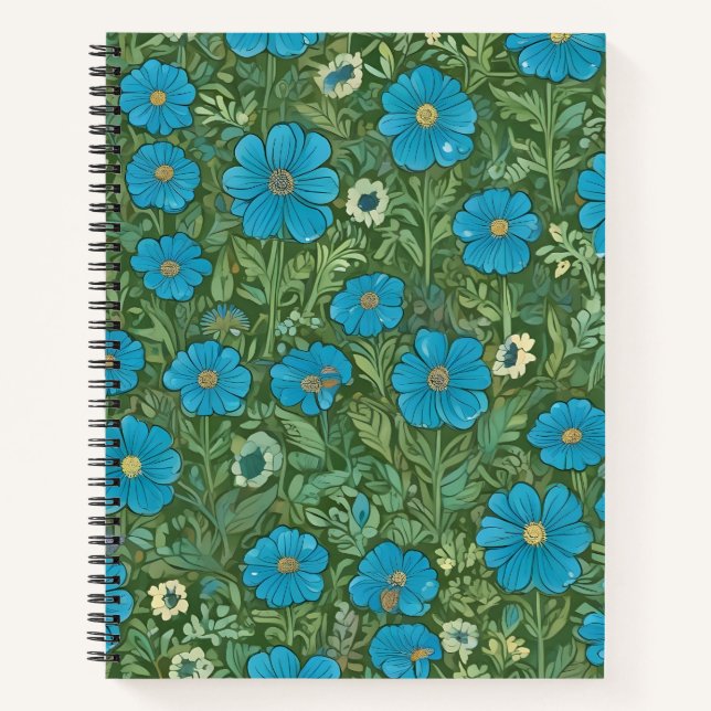 Cuaderno Azules entre Hojas (Anverso)
