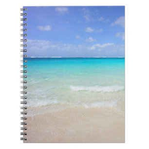 Cuaderno Azure Blue Caribbean Tropical Beach
