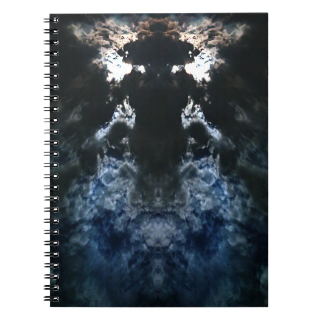 Cuaderno Azure Embrace: Convergencia Celestial (Frente)