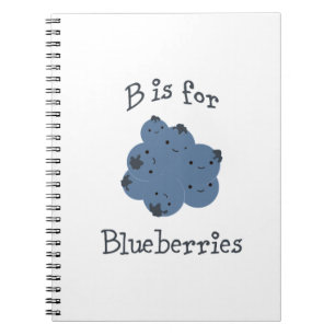 Cuaderno B es para Blueberries