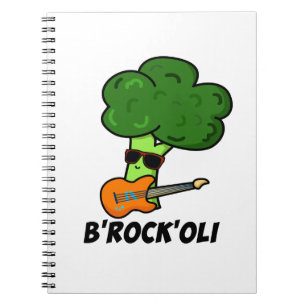 Cuaderno B-Rock-Oli Bromista Brocoli Rocker Chiste