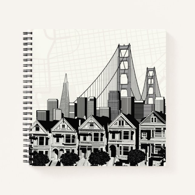 Cuaderno B&W San Francisco California (Anverso)