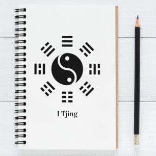 Cuaderno Ba Gua, ocho trigramas, personalizable Yin yang