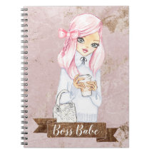 Babe Babe Notebook para los jefes Chicas