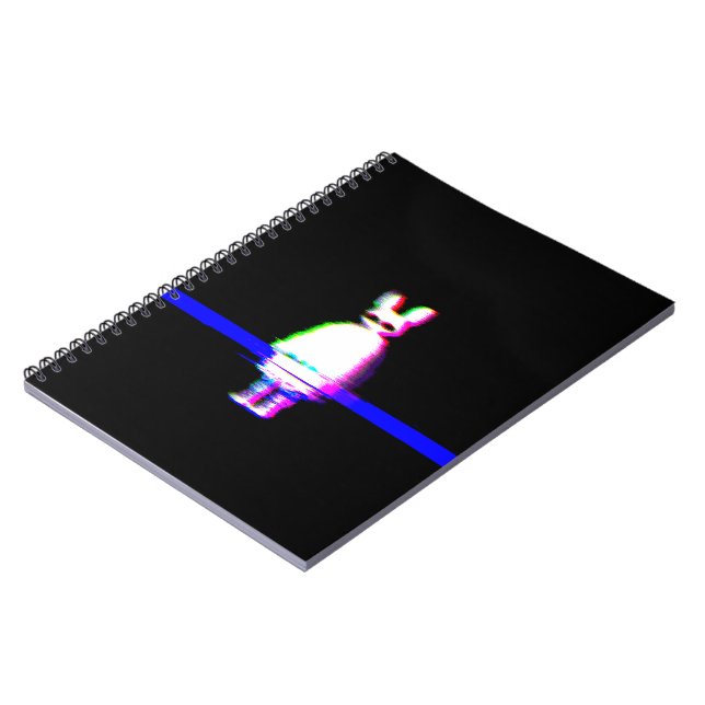 Cuaderno Babu Glitchcore Spiral Notebook (Lado Izquierdo)