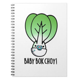 Cuaderno Baby Bok Choy Funny Veggie Pun