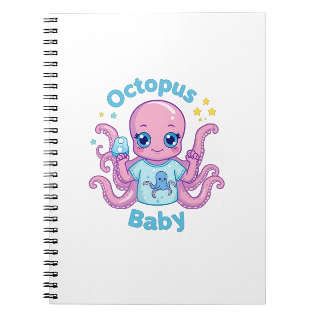 Cuaderno Baby carnet Octopus Baby  (Frente)