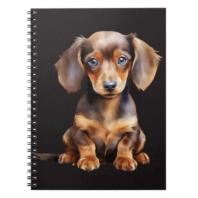 Cuaderno Baby Dachshund (Frente)