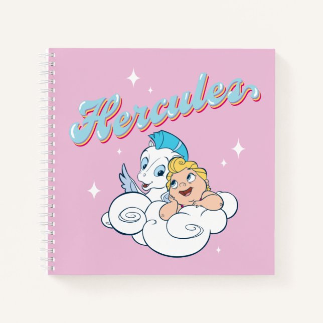 Cuaderno Baby Hercules and Pegasus on a Cloud Notebook (Anverso)