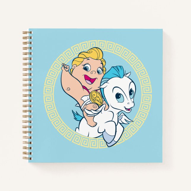 Cuaderno Baby Hercules Riding Pegasus Notebook (Anverso)