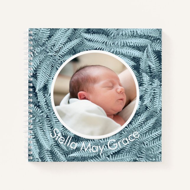 CUADERNO BABY KEEPSAKE JOURNAL ÚNICO PERSONALIZADO DE FERNO (Anverso)