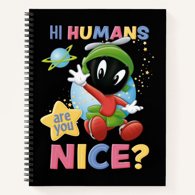 Cuaderno Baby MARVIN THE MARTIAN™| Hi Humans (Anverso)