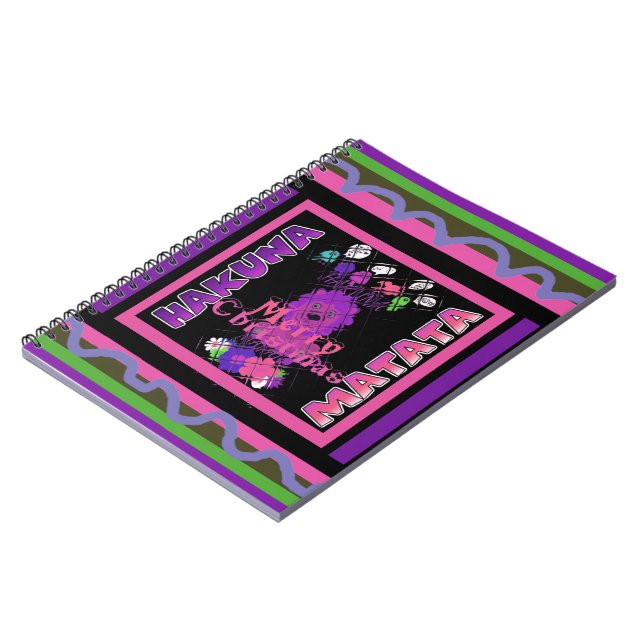 Cuaderno Baby pink Beautiful Merry Christmas Hakuna Matata (Lado Izquierdo)