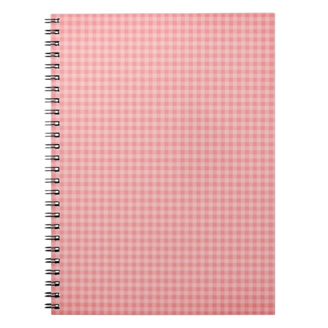 Cuaderno Baby Pink Gingham (Frente)