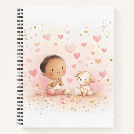 Cuaderno Baby & Puppy Valentine’s Notebook
