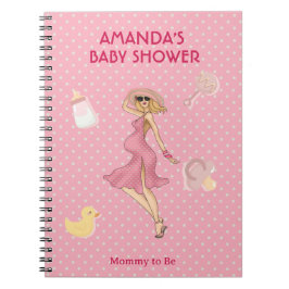 Cuaderno Baby Shower Retro Mommy Blonde 2