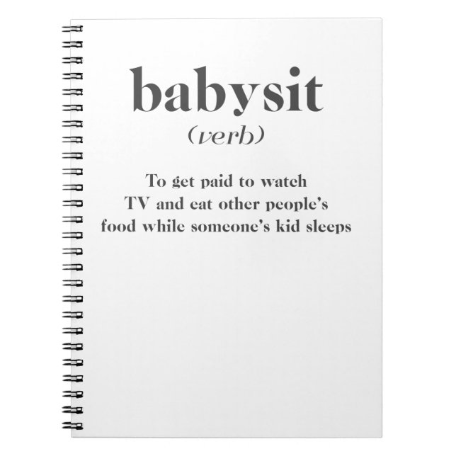 Cuaderno Babysit (Frente)