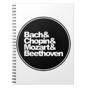 Cuaderno Bach y Chopin y Mozart y Beethoven