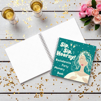 Cuaderno Bachelorette Party Memory Book | Spiral Notebook