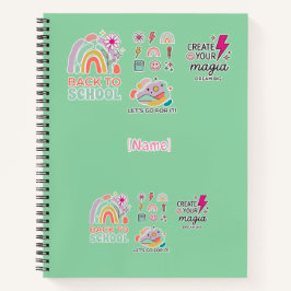 Cuaderno Back to School Rainbow / Regreso Arcoíris Escolar