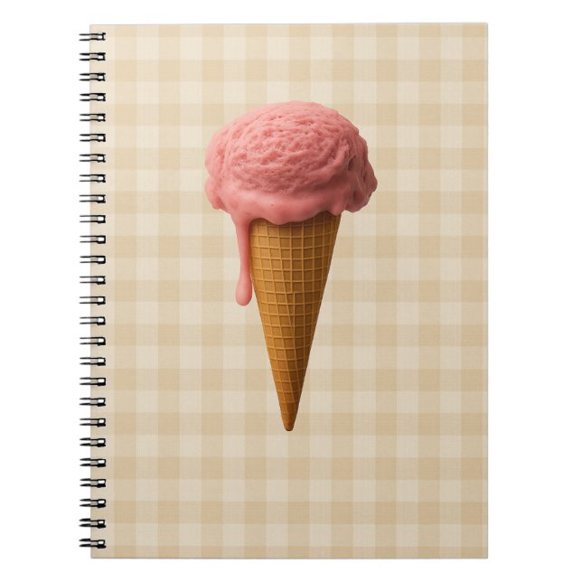 Cuaderno Back to school spiral notebook pink and beige (Frente)