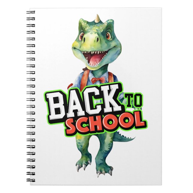 Cuaderno Back to School T-Rex (Frente)