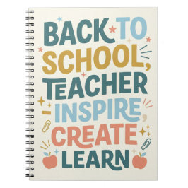 Cuaderno Back to School Teacher gift