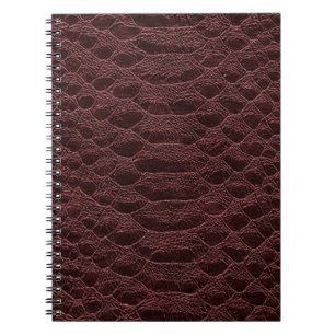 Cuaderno background - brown reptile leather texture - Croco