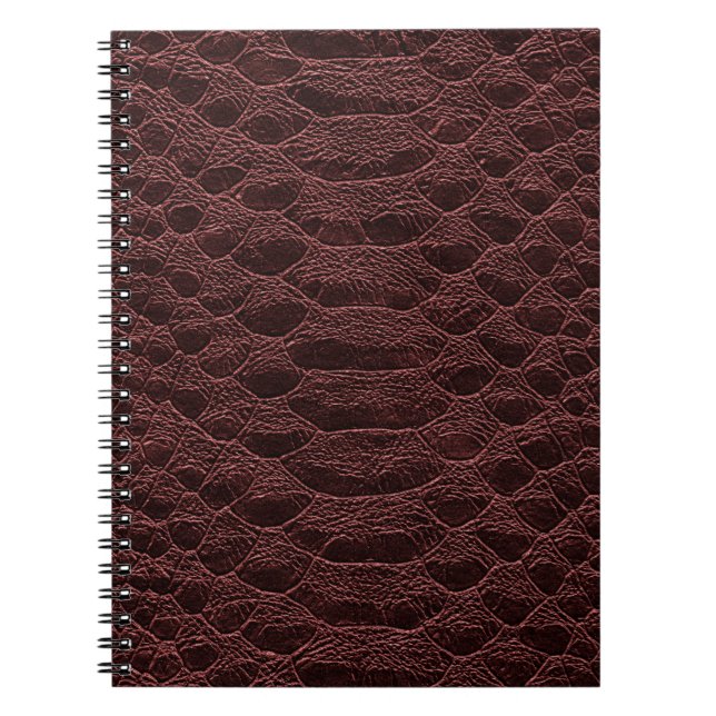 Cuaderno background - brown reptile leather texture - Croco (Frente)