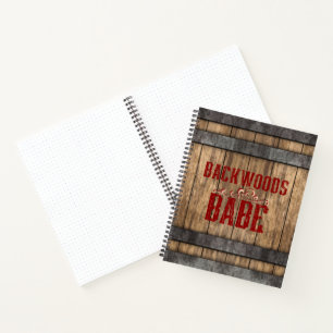 Cuaderno Backwoods Babe Whiskey Keg Bullet Journal