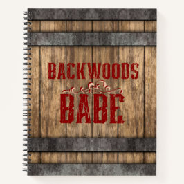 Cuaderno Backwoods Babe Whiskey Keg Bullet Journal