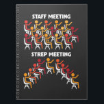 Cuaderno Bacteria Science Strep Meeting Microbiology<br><div class="desc">Funny biology teacher or student Gift. Funny Microbiology Design for nurses,  doctors,  and any other proud science geek.</div>